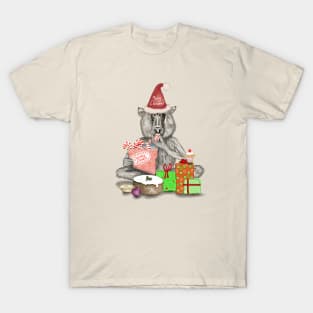 Christmas Baboon Feast T-Shirt